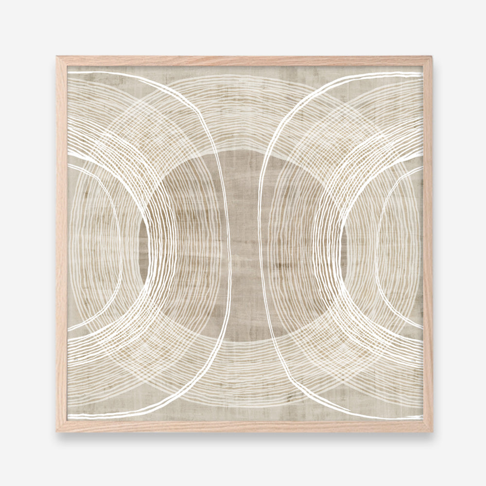 Shop Organic Circles II (Square) Art Print a painted abstract themed wall art print from The Print Emporium wall artwork collection - Buy Australian made fine art painting style poster and framed prints for the home and your interior decor room, TPE-PC-EW778-AP