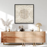Shop Organic Circles II (Square) Art Print a painted abstract themed wall art print from The Print Emporium wall artwork collection - Buy Australian made fine art painting style poster and framed prints for the home and your interior decor room, TPE-PC-EW778-AP