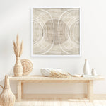 Shop Organic Circles II (Square) Art Print a painted abstract themed wall art print from The Print Emporium wall artwork collection - Buy Australian made fine art painting style poster and framed prints for the home and your interior decor room, TPE-PC-EW778-AP
