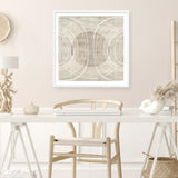 Shop Organic Circles II (Square) Art Print a painted abstract themed wall art print from The Print Emporium wall artwork collection - Buy Australian made fine art painting style poster and framed prints for the home and your interior decor room, TPE-PC-EW778-AP