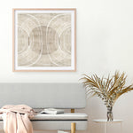 Shop Organic Circles II (Square) Art Print a painted abstract themed wall art print from The Print Emporium wall artwork collection - Buy Australian made fine art painting style poster and framed prints for the home and your interior decor room, TPE-PC-EW778-AP