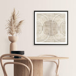 Shop Organic Circles II (Square) Art Print a painted abstract themed wall art print from The Print Emporium wall artwork collection - Buy Australian made fine art painting style poster and framed prints for the home and your interior decor room, TPE-PC-EW778-AP
