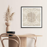 Shop Organic Circles II (Square) Art Print a painted abstract themed wall art print from The Print Emporium wall artwork collection - Buy Australian made fine art painting style poster and framed prints for the home and your interior decor room, TPE-PC-EW778-AP