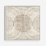 Shop Organic Circles II (Square) Canvas Print a painted abstract themed framed canvas wall art print from The Print Emporium artwork collection - Buy Australian made fine art painting style stretched canvas prints for the home and your interior decor space, TPE-PC-EW778-CA-40X40-NF