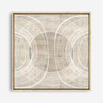 Shop Organic Circles II (Square) Canvas Print a painted abstract themed framed canvas wall art print from The Print Emporium artwork collection - Buy Australian made fine art painting style stretched canvas prints for the home and your interior decor space, TPE-PC-EW778-CA-40X40-NF