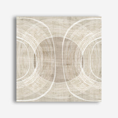 Shop Organic Circles II (Square) Canvas Print a painted abstract themed framed canvas wall art print from The Print Emporium artwork collection - Buy Australian made fine art painting style stretched canvas prints for the home and your interior decor space, TPE-PC-EW778-CA-40X40-NF