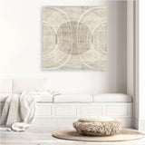 Shop Organic Circles II (Square) Canvas Print a painted abstract themed framed canvas wall art print from The Print Emporium artwork collection - Buy Australian made fine art painting style stretched canvas prints for the home and your interior decor space, TPE-PC-EW778-CA-40X40-NF