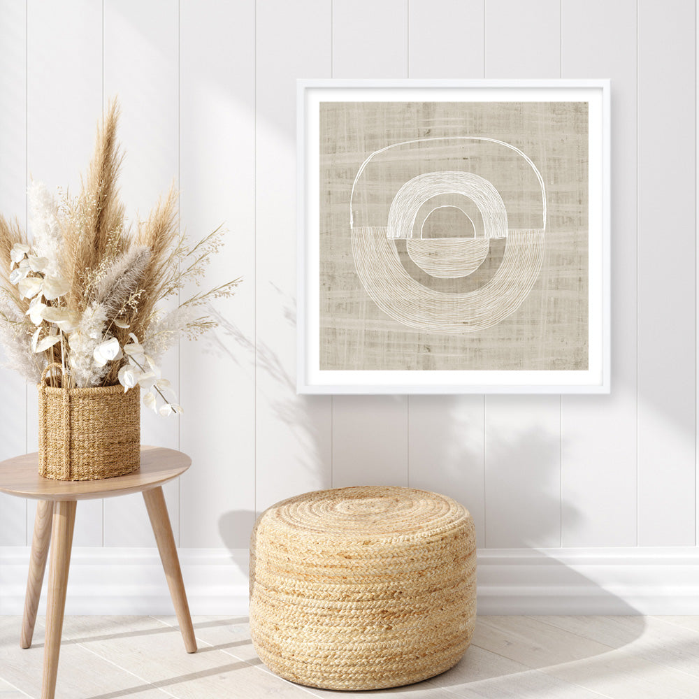 Shop Organic Weave I (Square) Art Print a painted abstract themed wall art print from The Print Emporium wall artwork collection - Buy Australian made fine art painting style poster and framed prints for the home and your interior decor room, TPE-PC-EW772-AP