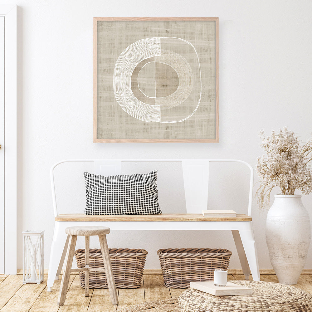 Shop Organic Weave III (Square) Art Print a painted abstract themed wall art print from The Print Emporium wall artwork collection - Buy Australian made fine art painting style poster and framed prints for the home and your interior decor room, TPE-PC-EW774-AP
