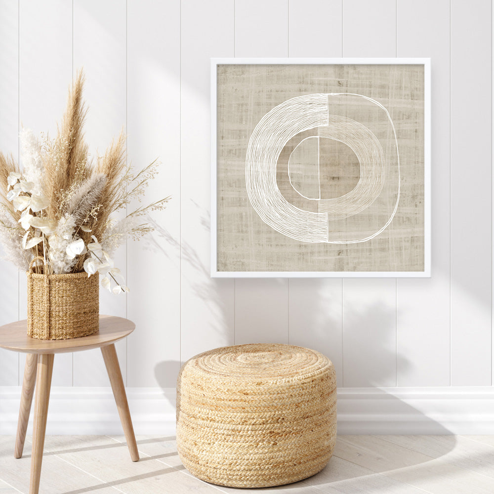 Shop Organic Weave III (Square) Art Print a painted abstract themed wall art print from The Print Emporium wall artwork collection - Buy Australian made fine art painting style poster and framed prints for the home and your interior decor room, TPE-PC-EW774-AP