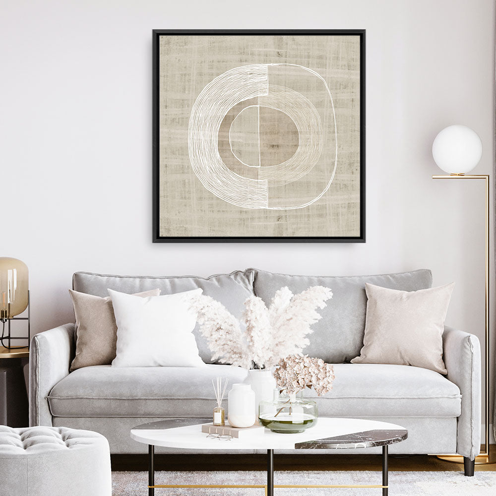 Shop Organic Weave III (Square) Canvas Print a painted abstract themed framed canvas wall art print from The Print Emporium artwork collection - Buy Australian made fine art painting style stretched canvas prints for the home and your interior decor space, TPE-PC-EW774-CA-40X40-NF