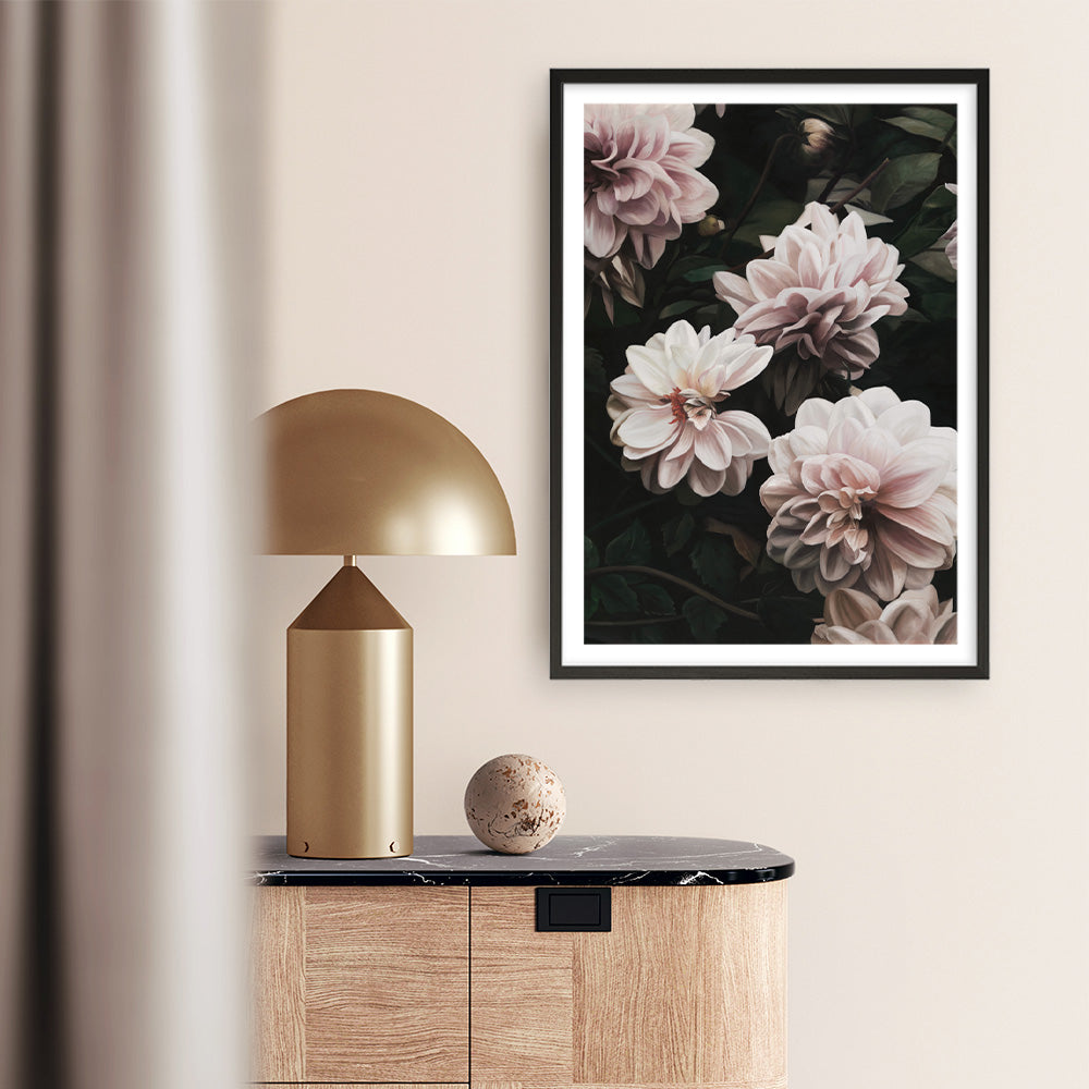 Shop Oriental Garden Art Print a floral themed painted wall art print from The Print Emporium wall artwork collection - Buy Australian made fine art painting style poster and framed prints for the home and your interior decor room, TPE-171-AP
