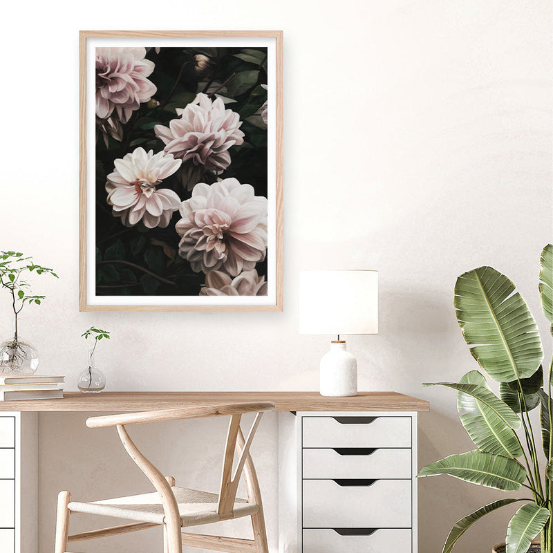 Shop Oriental Garden Art Print a floral themed painted wall art print from The Print Emporium wall artwork collection - Buy Australian made fine art painting style poster and framed prints for the home and your interior decor room, TPE-171-AP