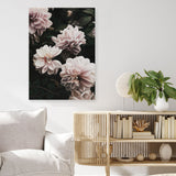 Shop Oriental Garden Canvas Print a floral themed painted framed canvas wall art print from The Print Emporium artwork collection - Buy Australian made fine art painting style stretched canvas prints for the home and your interior decor space, TPE-171-CA-35X46-NF