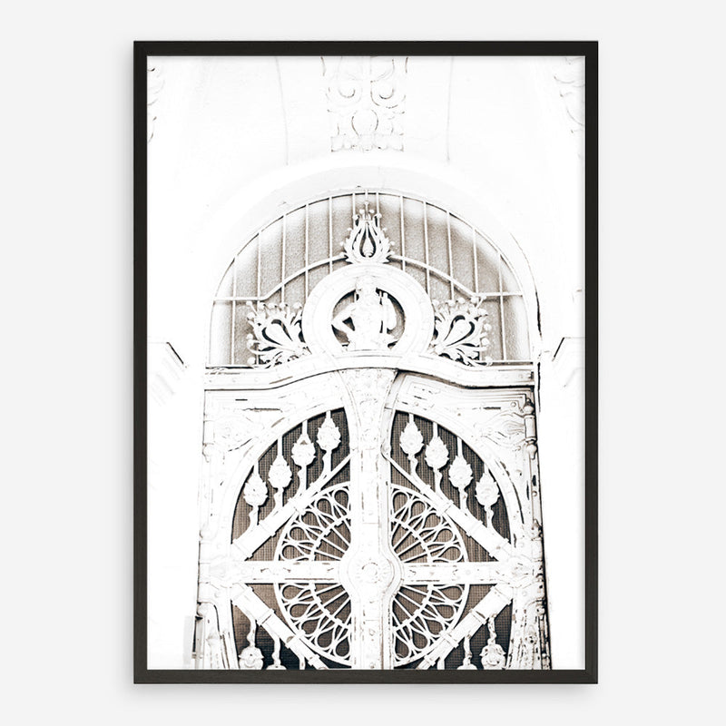 Shop Ornate White Gates Photo Art Print a Moroccan desert boho themed photography wall art print from The Print Emporium wall artwork collection - Buy Australian made fine art poster and framed prints for the home and your interior decor room, TPE-1117-AP
