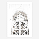 Shop Ornate White Gates Photo Art Print a Moroccan desert boho themed photography wall art print from The Print Emporium wall artwork collection - Buy Australian made fine art poster and framed prints for the home and your interior decor room, TPE-1117-AP