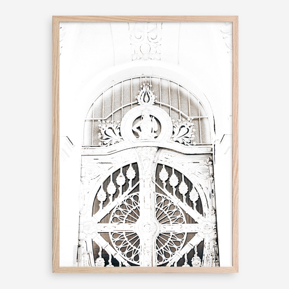 Shop Ornate White Gates Photo Art Print a Moroccan desert boho themed photography wall art print from The Print Emporium wall artwork collection - Buy Australian made fine art poster and framed prints for the home and your interior decor room, TPE-1117-AP