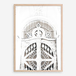 Shop Ornate White Gates Photo Art Print a Moroccan desert boho themed photography wall art print from The Print Emporium wall artwork collection - Buy Australian made fine art poster and framed prints for the home and your interior decor room, TPE-1117-AP
