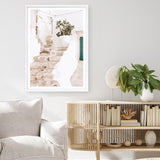 Shop Ostuni Laneway II Photo Art Print a coastal themed photography wall art print from The Print Emporium wall artwork collection - Buy Australian made fine art poster and framed prints for the home and your interior decor, TPE-1181-AP