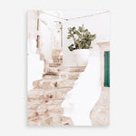 Shop Ostuni Laneway II Photo Art Print a coastal themed photography wall art print from The Print Emporium wall artwork collection - Buy Australian made fine art poster and framed prints for the home and your interior decor, TPE-1181-AP
