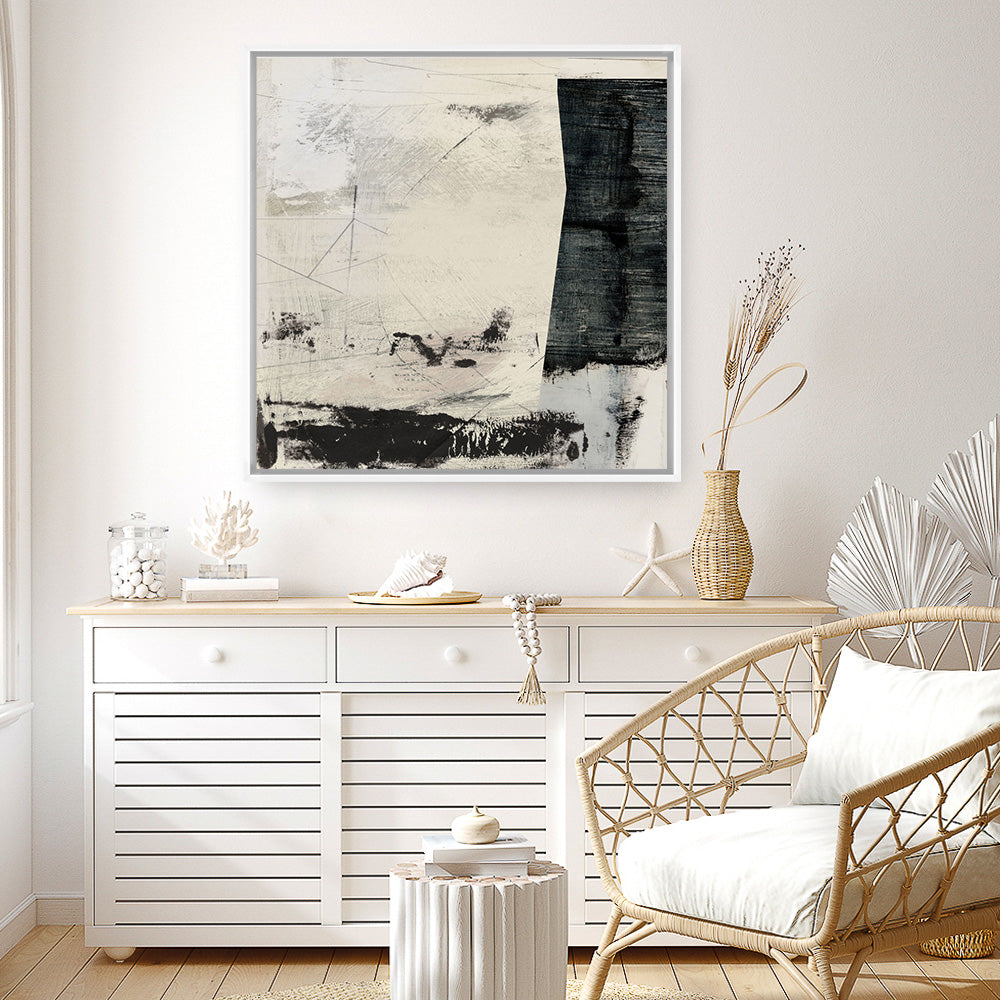 Shop Out Of Time (Square) Canvas Print a painted abstract themed framed canvas wall art print from The Print Emporium artwork collection - Buy Australian made fine art painting style stretched canvas prints for the home and your interior decor space, TPE-DH-304-CA-40X40-NF