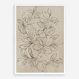 Shop Outlined Leaves I Art Print a painted abstract themed wall art print from The Print Emporium wall artwork collection - Buy Australian made fine art painting style poster and framed prints for the home and your interior decor room, TPE-PC-JN582-AP