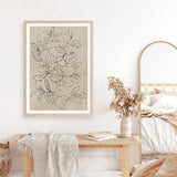 Shop Outlined Leaves I Art Print a painted abstract themed wall art print from The Print Emporium wall artwork collection - Buy Australian made fine art painting style poster and framed prints for the home and your interior decor room, TPE-PC-JN582-AP