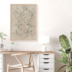 Shop Outlined Leaves I Art Print a painted abstract themed wall art print from The Print Emporium wall artwork collection - Buy Australian made fine art painting style poster and framed prints for the home and your interior decor room, TPE-PC-JN582-AP