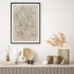 Shop Outlined Leaves I Art Print a painted abstract themed wall art print from The Print Emporium wall artwork collection - Buy Australian made fine art painting style poster and framed prints for the home and your interior decor room, TPE-PC-JN582-AP