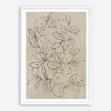 Shop Outlined Leaves I Art Print a painted abstract themed wall art print from The Print Emporium wall artwork collection - Buy Australian made fine art painting style poster and framed prints for the home and your interior decor room, TPE-PC-JN582-AP