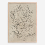 Shop Outlined Leaves I Art Print a painted abstract themed wall art print from The Print Emporium wall artwork collection - Buy Australian made fine art painting style poster and framed prints for the home and your interior decor room, TPE-PC-JN582-AP