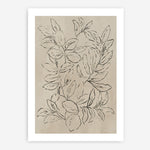 Shop Outlined Leaves II Art Print a painted abstract themed wall art print from The Print Emporium wall artwork collection - Buy Australian made fine art painting style poster and framed prints for the home and your interior decor room, TPE-PC-JN583-AP