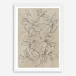 Shop Outlined Leaves II Art Print a painted abstract themed wall art print from The Print Emporium wall artwork collection - Buy Australian made fine art painting style poster and framed prints for the home and your interior decor room, TPE-PC-JN583-AP