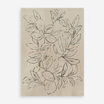 Shop Outlined Leaves II Art Print a painted abstract themed wall art print from The Print Emporium wall artwork collection - Buy Australian made fine art painting style poster and framed prints for the home and your interior decor room, TPE-PC-JN583-AP