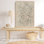 Shop Outlined Leaves II Art Print a painted abstract themed wall art print from The Print Emporium wall artwork collection - Buy Australian made fine art painting style poster and framed prints for the home and your interior decor room, TPE-PC-JN583-AP