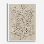 Shop Outlined Leaves II Canvas Print a painted abstract themed framed canvas wall art print from The Print Emporium artwork collection - Buy Australian made fine art painting style stretched canvas prints for the home and your interior decor space, TPE-PC-JN583-CA-35X46-NF