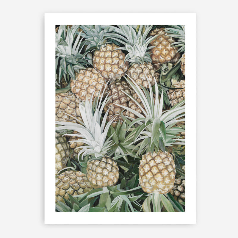 Shop Painted Pineapples Art Print a painted style wall art print from The Print Emporium wall artwork collection - Buy Australian made fine art painting style poster and framed prints for the home and your interior decor room, TPE-428-AP