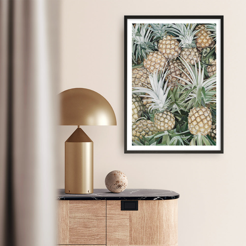 Shop Painted Pineapples Art Print a painted style wall art print from The Print Emporium wall artwork collection - Buy Australian made fine art painting style poster and framed prints for the home and your interior decor room, TPE-428-AP