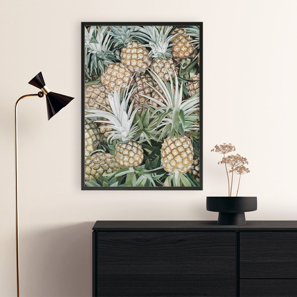 Shop Painted Pineapples Art Print a painted style wall art print from The Print Emporium wall artwork collection - Buy Australian made fine art painting style poster and framed prints for the home and your interior decor room, TPE-428-AP