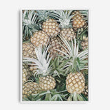 Shop Painted Pineapples Canvas Print a coastal themed painted framed canvas wall art print from The Print Emporium artwork collection - Buy Australian made fine art painting style stretched canvas prints for the home and your interior decor space, TPE-428-CA-35X46-NF