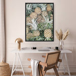 Shop Painted Pineapples Canvas Print a coastal themed painted framed canvas wall art print from The Print Emporium artwork collection - Buy Australian made fine art painting style stretched canvas prints for the home and your interior decor space, TPE-428-CA-35X46-NF