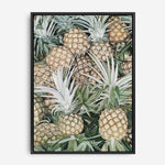 Shop Painted Pineapples Canvas Print a coastal themed painted framed canvas wall art print from The Print Emporium artwork collection - Buy Australian made fine art painting style stretched canvas prints for the home and your interior decor space, TPE-428-CA-35X46-NF