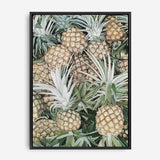 Shop Painted Pineapples Canvas Print a coastal themed painted framed canvas wall art print from The Print Emporium artwork collection - Buy Australian made fine art painting style stretched canvas prints for the home and your interior decor space, TPE-428-CA-35X46-NF