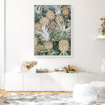 Shop Painted Pineapples Canvas Print a coastal themed painted framed canvas wall art print from The Print Emporium artwork collection - Buy Australian made fine art painting style stretched canvas prints for the home and your interior decor space, TPE-428-CA-35X46-NF