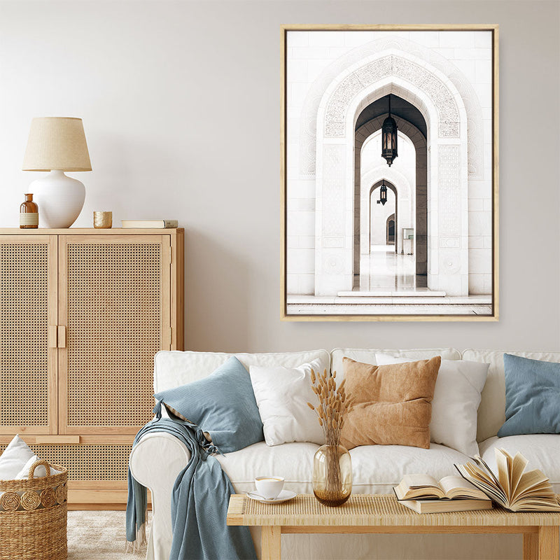 Shop Palace Doors Photo Canvas Print a Moroccan desert boho themed photography framed stretched canvas print from The Print Emporium wall artwork collection - Buy Australian made prints for the home and your interior decor space, TPE-1119-CA-35X46-NF