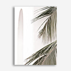 Shop Palm Building Photo Canvas Print a coastal themed photography framed stretched canvas print from The Print Emporium wall artwork collection - Buy Australian made prints for the home and your interior decor space, TPE-964-CA-35X46-NF