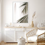 Shop Palm Building Photo Canvas Print a coastal themed photography framed stretched canvas print from The Print Emporium wall artwork collection - Buy Australian made prints for the home and your interior decor space, TPE-964-CA-35X46-NF