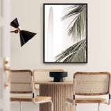 Shop Palm Building Photo Canvas Print a coastal themed photography framed stretched canvas print from The Print Emporium wall artwork collection - Buy Australian made prints for the home and your interior decor space, TPE-964-CA-35X46-NF