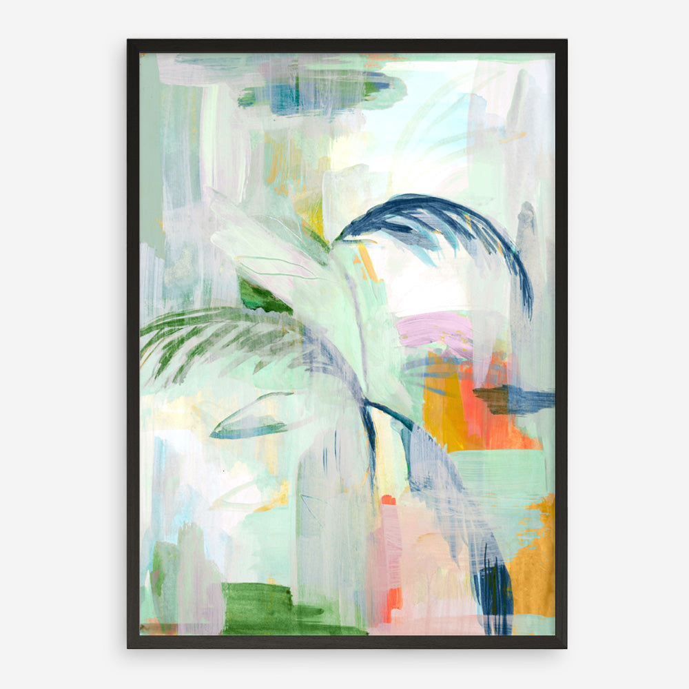 Shop Palm City Art Print a painted abstract themed wall art print from The Print Emporium wall artwork collection - Buy Australian made fine art painting style poster and framed prints for the home and your interior decor room, TPE-PC-HN055-AP