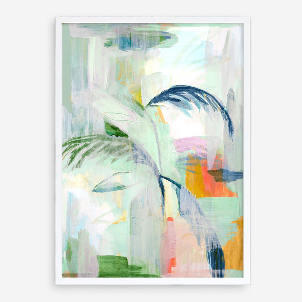 Shop Palm City Art Print a painted abstract themed wall art print from The Print Emporium wall artwork collection - Buy Australian made fine art painting style poster and framed prints for the home and your interior decor room, TPE-PC-HN055-AP
